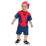 Fantasia Homem Aranha Bebe - Marvel  P