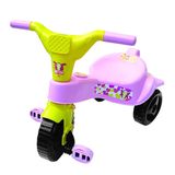 Triciclo Infantil Velotrol Motoca Meninas Cor Rosa Omotcha