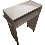 Mesa Manicure 60cm CRU Com Rodas E Com Alças