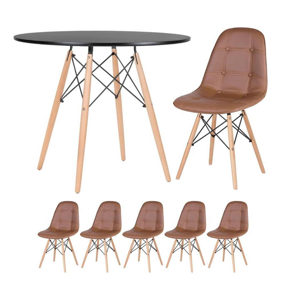 MV24862917_Kit---Mesa-Eames-90-cm-preto---5-cadeiras-estofadas-Eiffel-Botone-marrom_1_Zoom