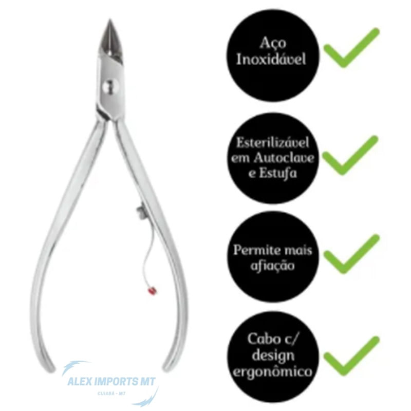 Alicate Para Manicure Cuticula Mundial 777 Inox Mundial Carrefour 5160