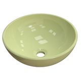 Cuba Pia de Apoio para Banheiro Redonda Bowl 35 C08 Verde Acqua - Mpozenato