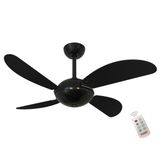 Ventilador Preto Air Off Preto 127V e Controle Remoto