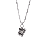 Colar Com Pingente De Câmera Fotográfica (inox)