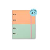 Caderno Criativo Office Duo Argolado A5 Pastel Block Cicero Cicero