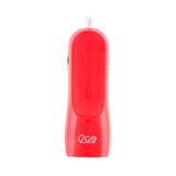 Carregador Veicular I2go Com 2 Saídas Usb Vermelho