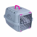 Caixa De Transporte Durapets Elegance Pink Para Cães E Gatos  - Tamanho 1