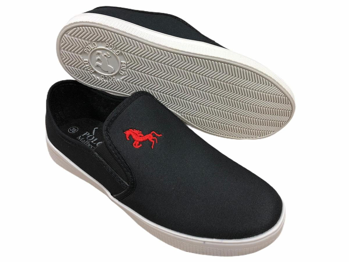 tenis slip on masculino polo