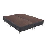 Base para Cama Box Queen Linen (30x158x198) Cinza