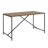 Mesa de Jantar Retangular Steel Quadra Vermont e Preta 69 cm