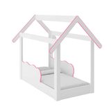 Cama Infantil Dreams Branca e Rosa