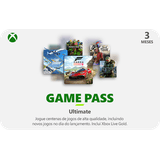 Gift Card Digital Xbox Game Pass Ultimate 3 Meses