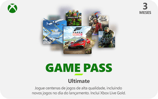 Gift Card Digital Xbox Game Pass Ultimate 3 Meses