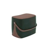 Puff Bag Verde e Marrom