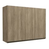 Armário Aéreo 120Cm Maxxi 3 Portas Nogal G766 Kappesberg