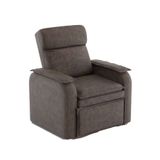Poltrona Reclinável Comfort Camurça Marrom
