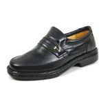 Sapato Social Couro Masculino Bico Redondo Casual Conforto