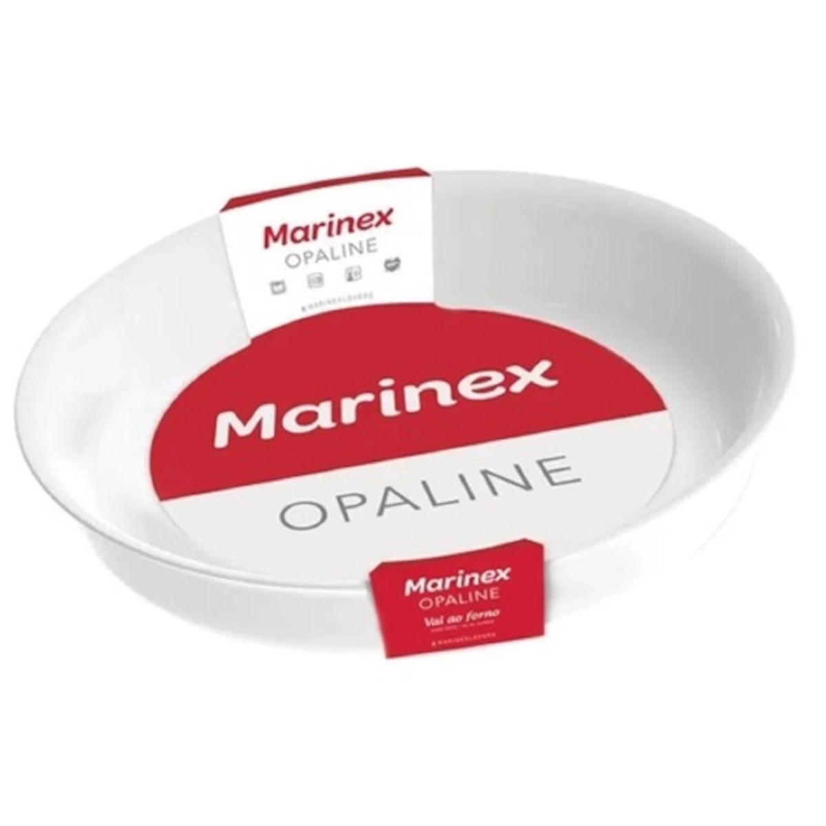 Assadeira Redonda Marinex Opaline 2 Litros