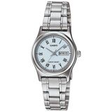 Relogio Casio Feminino Ltp-v006d 2bu Prata Analogico