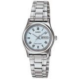 Relogio Casio Feminino Ltp-v006d 2bu Prata Analogico