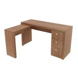 Mesa Para Escritório Home Office Me4101 Mdp Amendoa