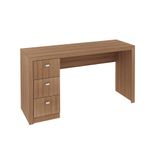 Mesa Para Escritório Home Office Me4102 Mdp Amendoa - Gran Belo