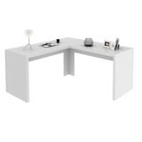 Mesa Angular Para Escritório Home Office Me4116 Mdp Branco