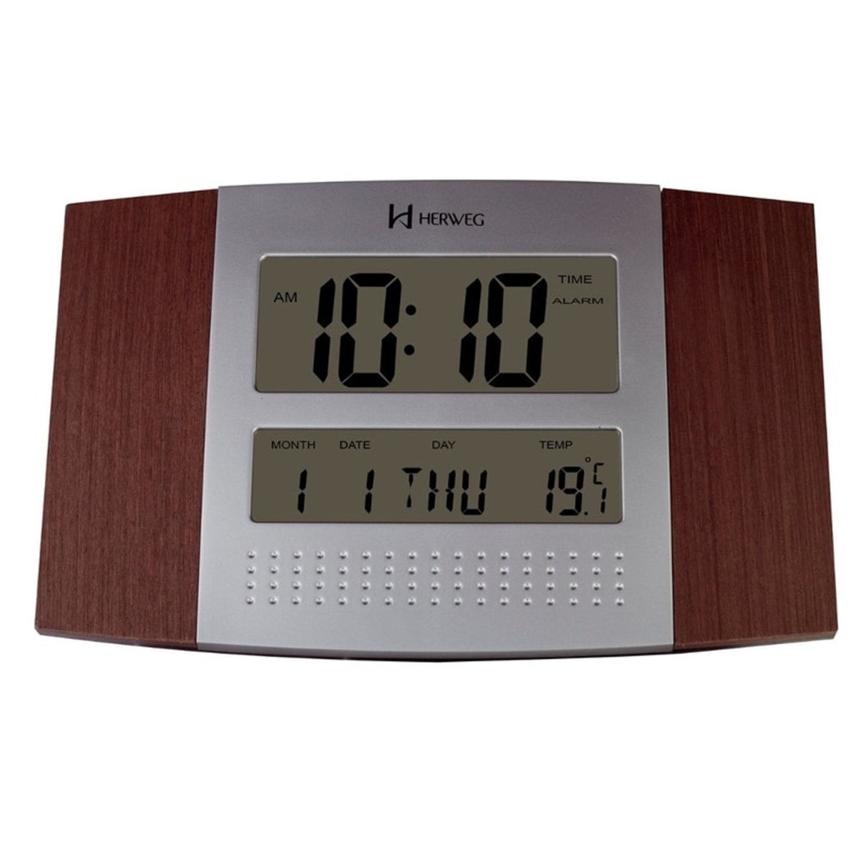 Relogio de Parede e Mesa Digital com Temperatura Herweg 6438