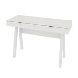 Mesa Escrivaninha Para Escritório Home Office Me4128 Mdp Branco - Gran Belo