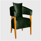 Poltrona Decorativa Valentina Luxo Dora Bela Cor 0130 Verde Musgo
