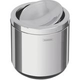 Lixeira Inox Com Tampa Basculante 7 Litros  Tramontina