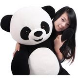 Urso Panda de Pelúcia Gigante 1 metro e 20 cm - Apaixonado