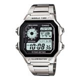 Relógio Masculino Digital Casio Multifunção AE-1200WHD-1AVDF