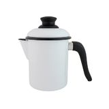 Leiteira de qualidade em Agata  900 ml  Branca  Ewel