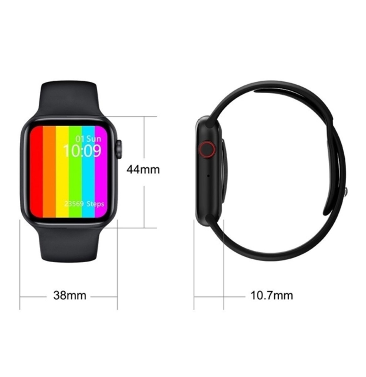 relógio smartwatch inteligente iwo 12 lite tela infinita