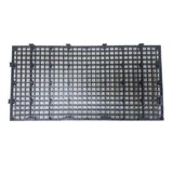 Kit 40 Pisos Plástico Preto Estrado 50X25Cm