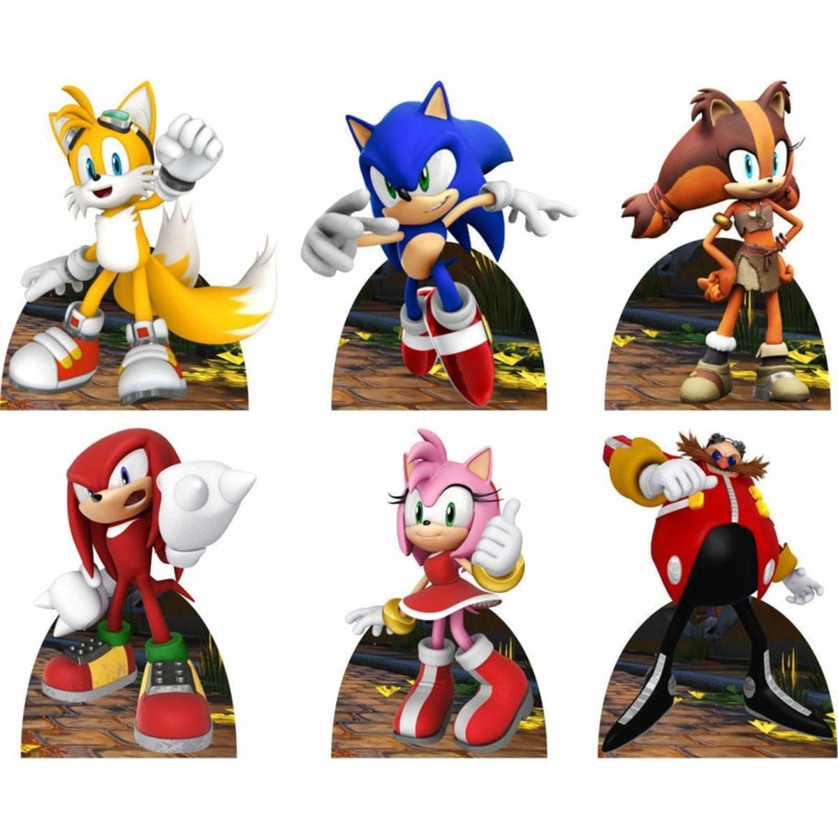 Decoração de Mesa Sonic Display - 06 Unidades