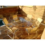 Jogo De Mesa Cadeira, Varanda, Jardim, Piscina, Giratória