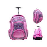 Mochila Escolar Roda Juvenil Carrinho Resistente Fuseco Sbdy