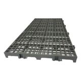 Kit 24 Pisos Plastico Cinza Estrado 50X25Cm