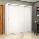 Guarda Roupa Casal 3 Portas 4 Gavetas Clarice Carioca Móveis