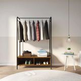 Guarda-roupa Closet Modulado Ferrara Preto E Demolição