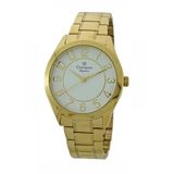 Relogio Feminino Champion Dourado Elegance CN25127W