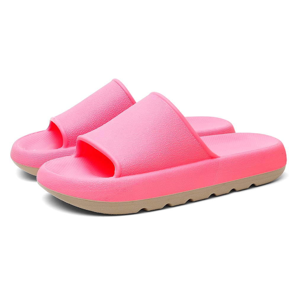 Chinelo Slide Nuvem Feminino Leve Flexivel Emborrachado Antiderrapante