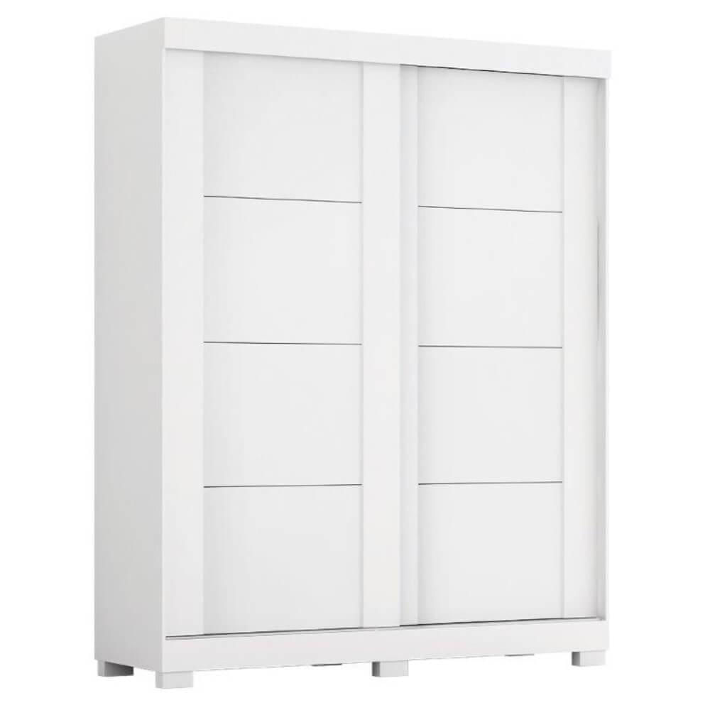 Guarda Roupa Acp Helena 2 Portas Com Gavetas Corrediças Telescópicas - Branco