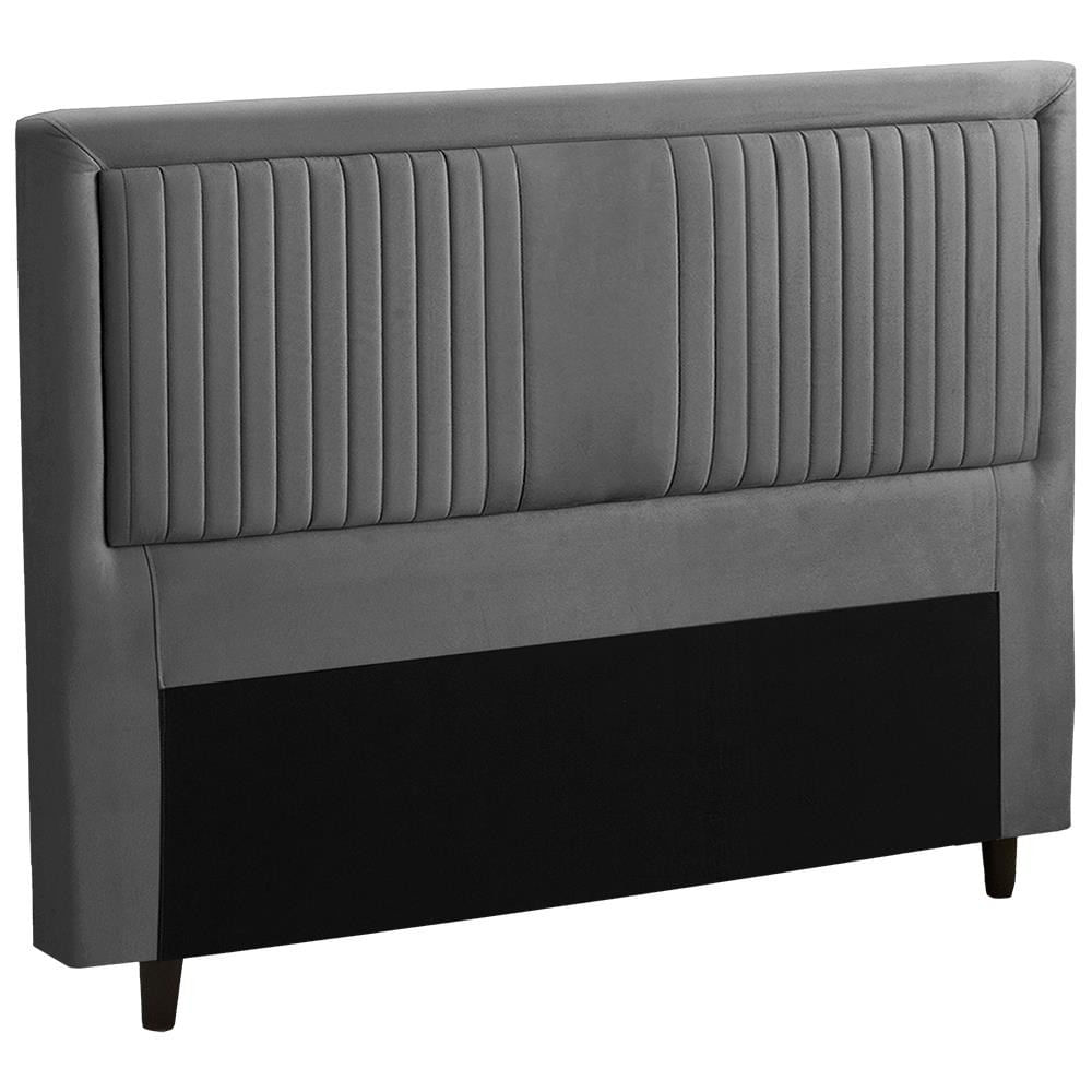 Cabeceira Para Cama Queen Size Dobuê Berlim Em Tecido Velopus