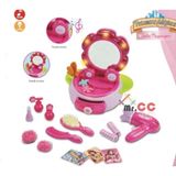 Kit Beleza Porta Maquiagem Infantil C/acessórios Luz E Som