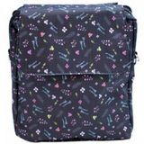 Bolsa Dobrável De Viagem Preta Flores Minnie Mouse: Disney