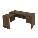 Mesa Para Escritório Home Office Me4106 Mdp Nogal