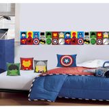 Papel Parede  The Avengers Faixa Border Adesivo Marvel